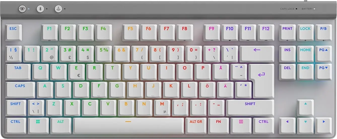 Logitech G515 Lightspeed TKL - Tactile - White - PAN